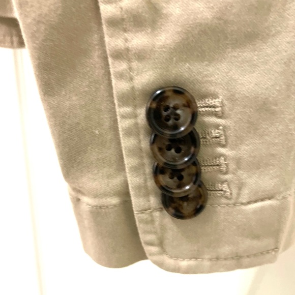 Perfect Fall Talbots Khaki Color Jacket/Blazer Size 6 - Picture 2 of 7